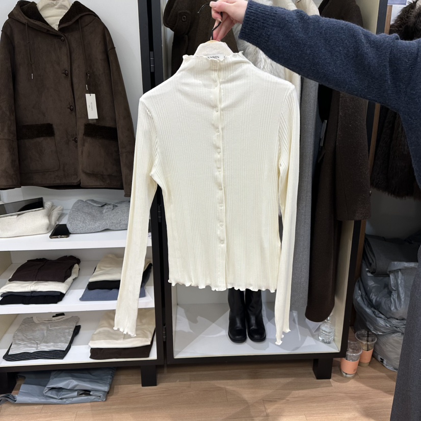 MUYBIEN東大門㊣實拍女裝新品時尚人氣熱賣25秋冬真品針織衫MUYBIEN針織衫圖色1