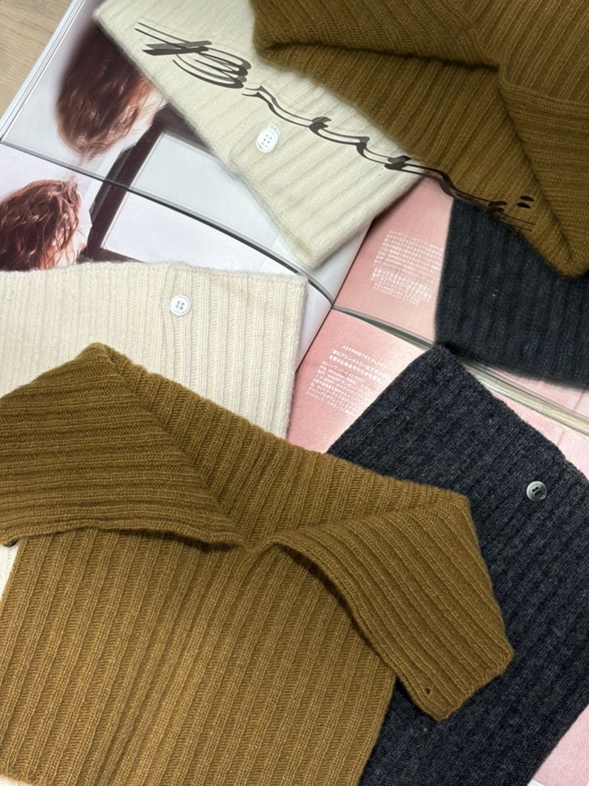 BRUNI/RICOTTA韓國直郵㊣女裝新款真品休閑推薦25秋冬圍巾披肩BRUNI/RICOTTA圍巾/披肩