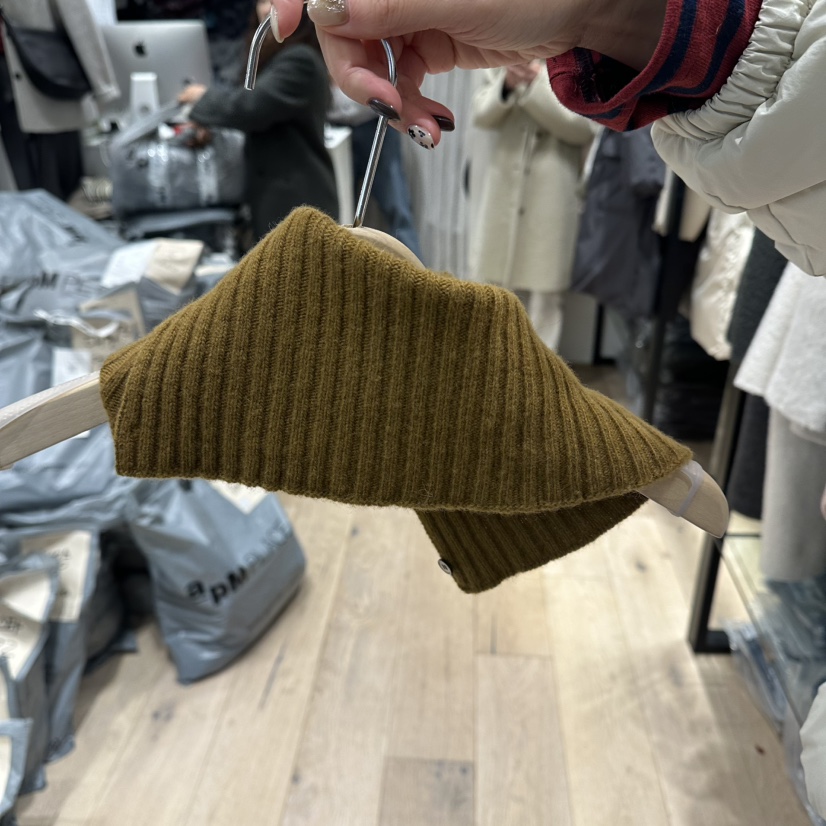 BRUNI/RICOTTA韓國直郵㊣女裝新款真品休閑推薦25秋冬圍巾披肩BRUNI/RICOTTA圍巾/披肩