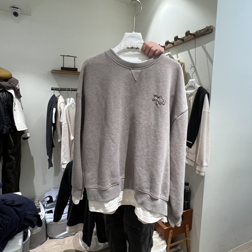 LE JARDINET韓國代購㊣女裝新品真品時尚人氣25秋冬衛衣加絨LE JARDINET衛衣圖色2