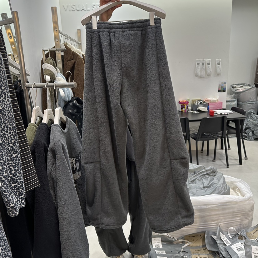 VISUAL SPACE東大門㊣代購女裝新款時尚休閑職業25秋冬休閑褲VISUAL SPACE休閑褲