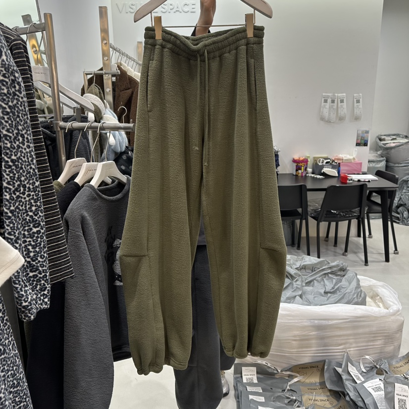 VISUAL SPACE東大門㊣代購女裝新款時尚休閑職業25秋冬休閑褲VISUAL SPACE休閑褲圖色1