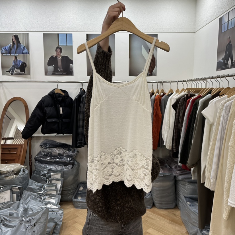 NOWHERE東大門㊣直郵女裝新品推薦熱賣時尚休閑人氣吊帶背心NOWHERE吊帶/背心圖色1