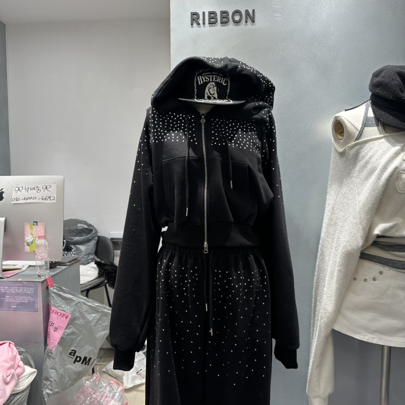 RIBBON東大門㊣代購女裝新品真品熱賣25秋冬人氣推薦夾克拉鏈RIBBON夾克圖色4