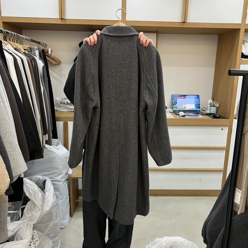 ARCHITEKT東大門㊣實拍女士新品真品25秋冬休閑時尚中長款大衣ARCHITEKT中長款大衣