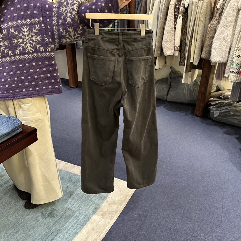 FURE韓國代購㊣女裝新款25秋冬人氣真品推薦熱賣休閑牛仔褲FURE牛仔褲