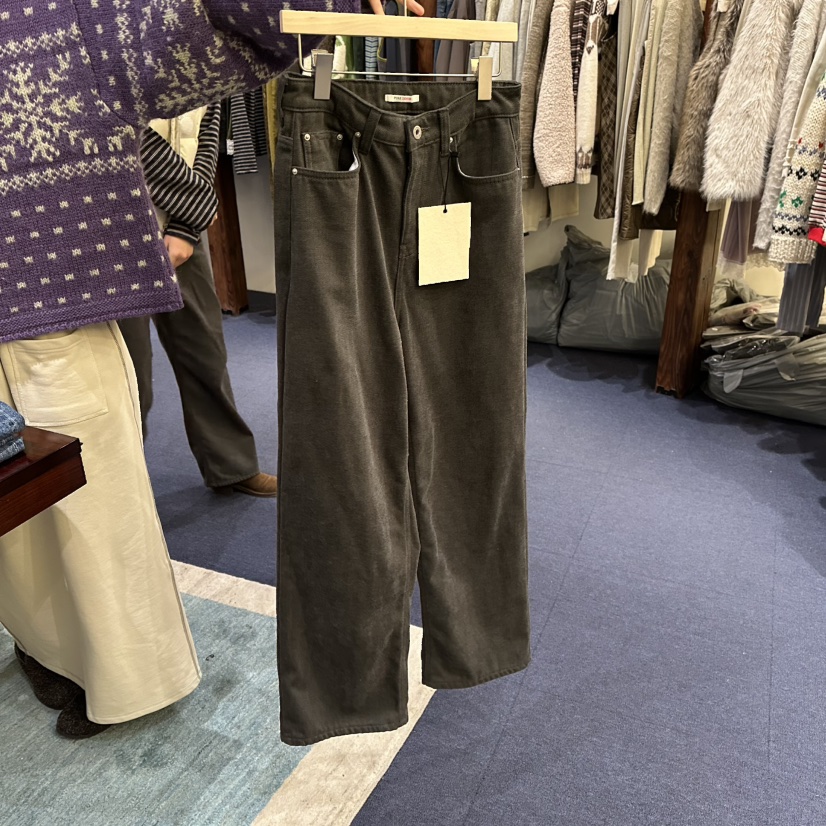 FURE韓國代購㊣女裝新款25秋冬人氣真品推薦熱賣休閑牛仔褲FURE牛仔褲圖色1