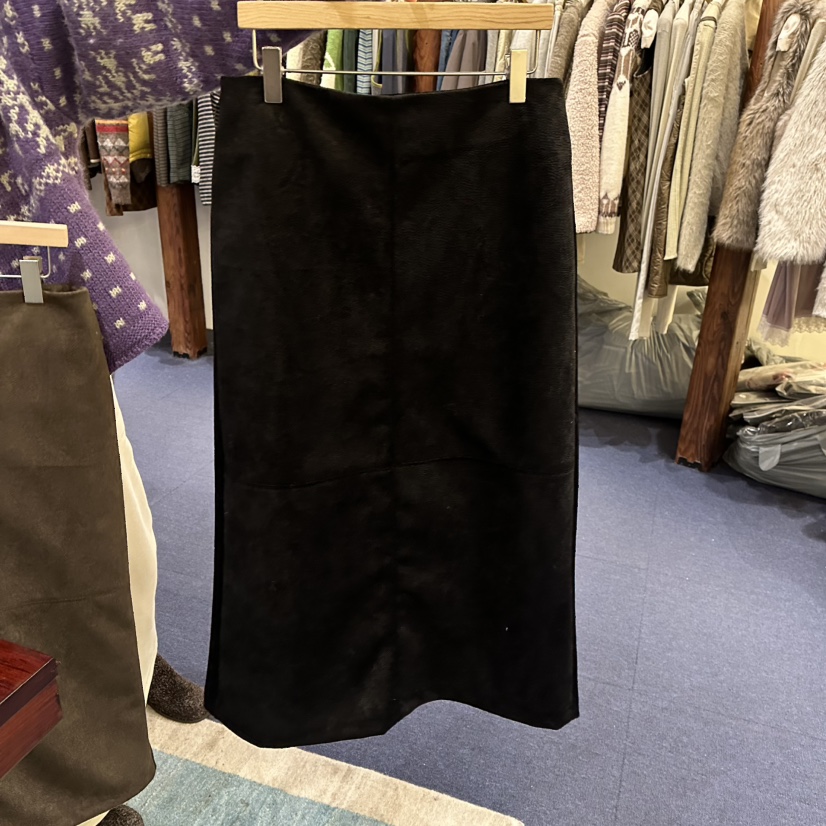 FURE東大門㊣直郵女裝新款休閑推薦真品25秋冬熱賣長裙麂皮FURE長裙圖色2