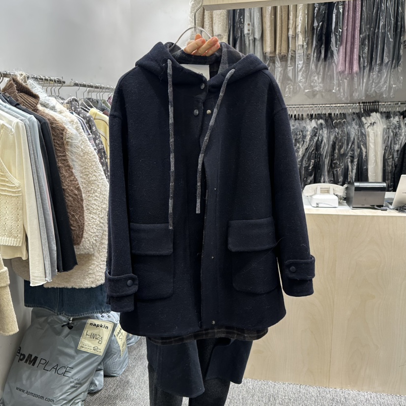 ANNA VERRY-P東大門㊣實拍女士新品時尚職業真品中長款大衣ANNA VERRY-P中長款大衣圖色2