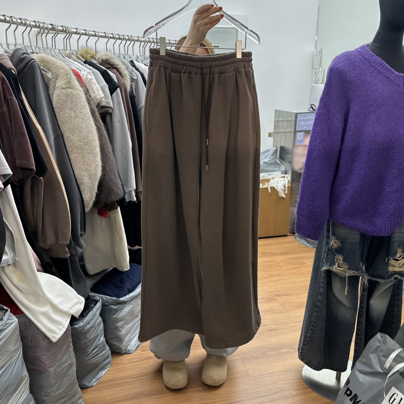 GABIZON韓國代購㊣女裝新款推薦熱賣人氣真品時尚休閑褲加絨GABIZON休閑褲圖色1