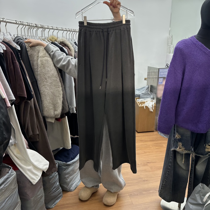 GABIZON韓國代購㊣女裝新款推薦熱賣人氣真品時尚休閑褲加絨GABIZON休閑褲圖色2