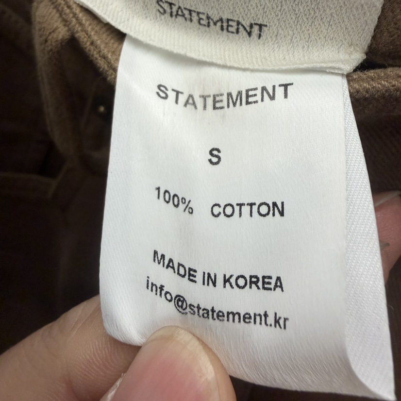 STATEMENT韓國代購㊣女裝新品推薦人氣熱賣休閑真品25秋冬休閑褲STATEMENT休閑褲