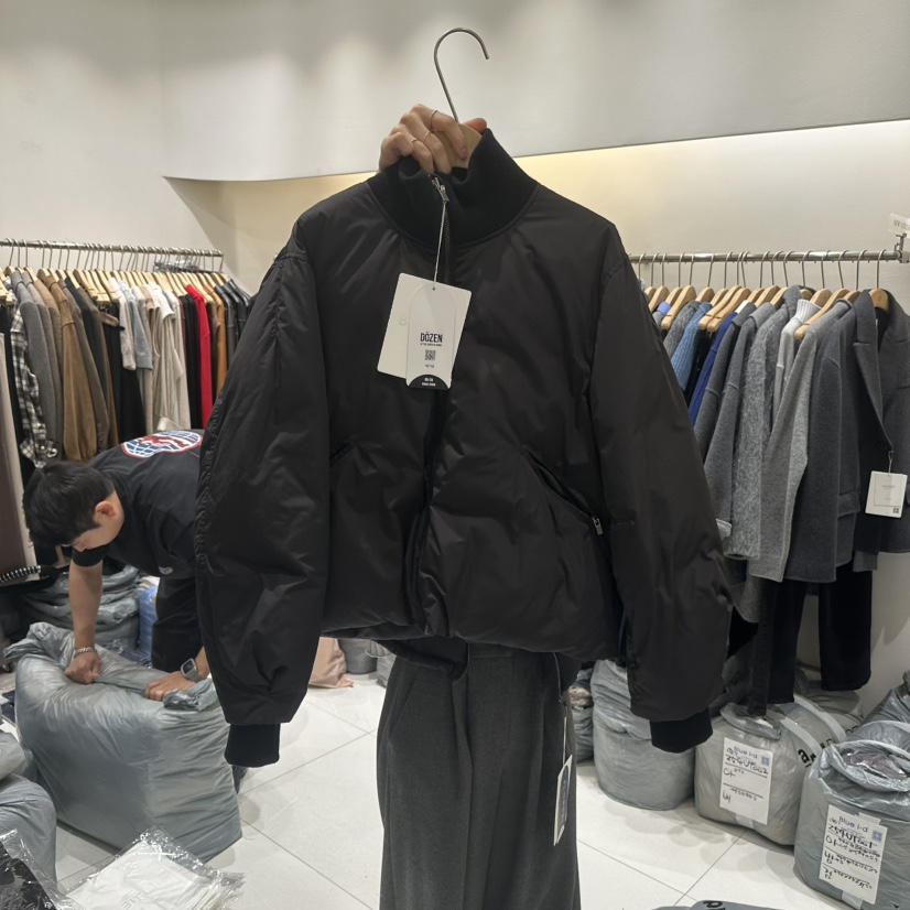 BLUEI-D韓國代購㊣女裝新款人氣時尚休閑25秋冬短款羽絨服Blue i-d短款羽絨服圖色3