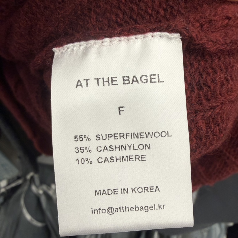 AT THE BAGEL韓國直郵㊣女士新品真品人氣推薦熱賣針織衫AT THE BAGEL針織衫