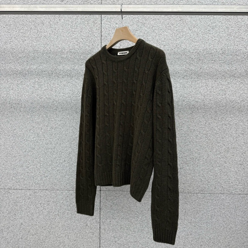 AT THE BAGEL韓國直郵㊣女士新品真品人氣推薦熱賣針織衫AT THE BAGEL針織衫圖色4墨綠