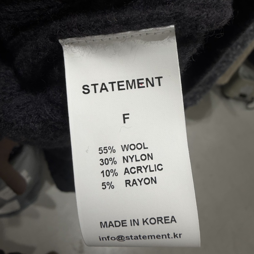 STATEMENT韓國代購㊣女士新款25秋冬熱賣人氣時尚休閑針織衫STATEMENT針織衫
