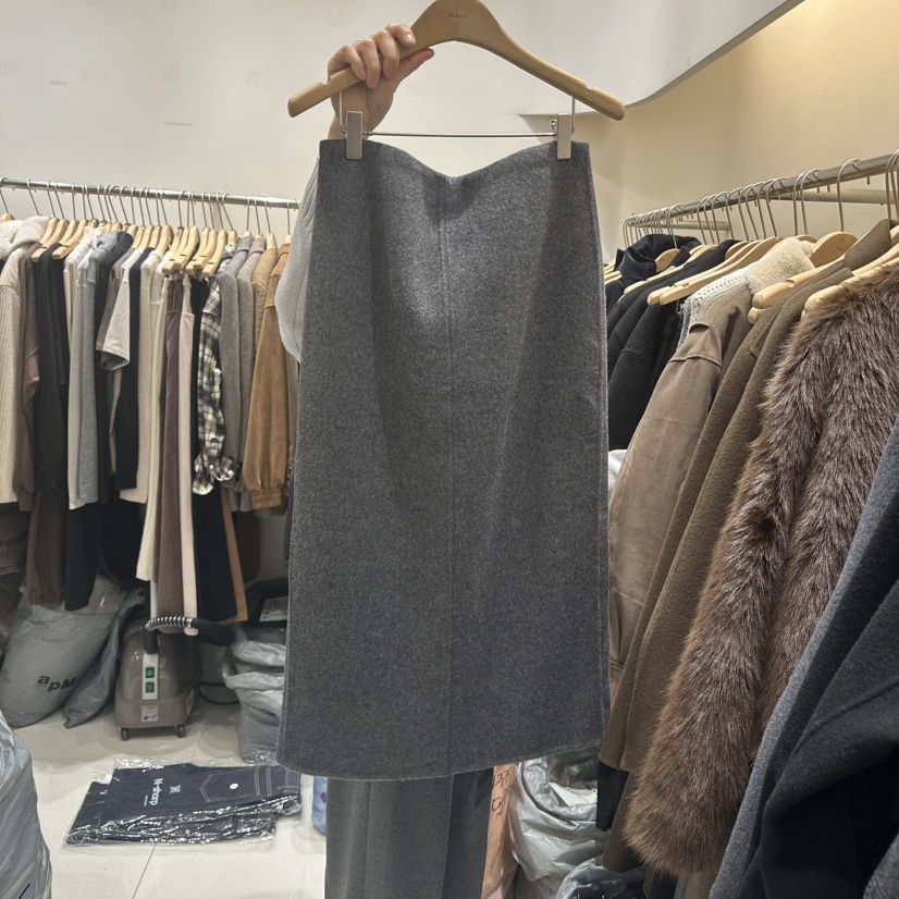 BLUEI-D韓國代購㊣女士新品真品職業25秋冬熱賣時尚人氣長裙Blue i-d長裙圖色3