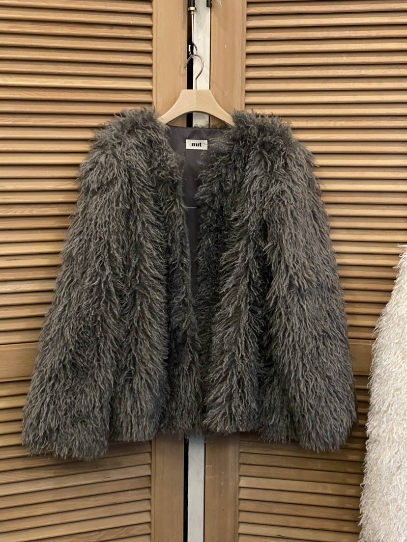 NUT韓國直郵㊣女裝新款職業真品熱賣推薦時尚休閑25秋冬短款大衣NUT短款大衣圖色2