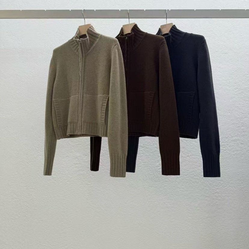 STATEMENT韓國直郵㊣女裝新品時尚休閑真品推薦人氣針織衫拉鏈STATEMENT針織衫