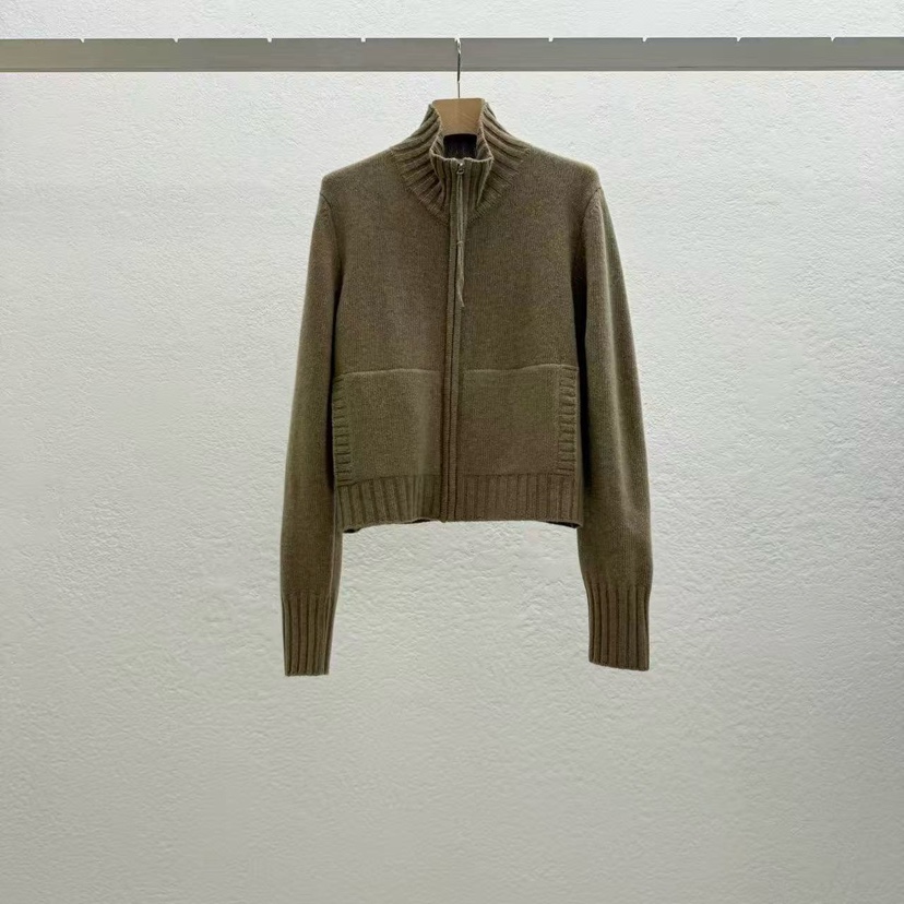 STATEMENT韓國直郵㊣女裝新品時尚休閑真品推薦人氣針織衫拉鏈STATEMENT針織衫圖色1