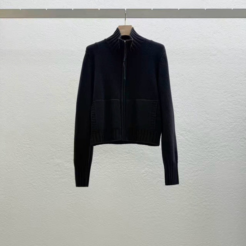 STATEMENT韓國直郵㊣女裝新品時尚休閑真品推薦人氣針織衫拉鏈STATEMENT針織衫圖色3深藍色