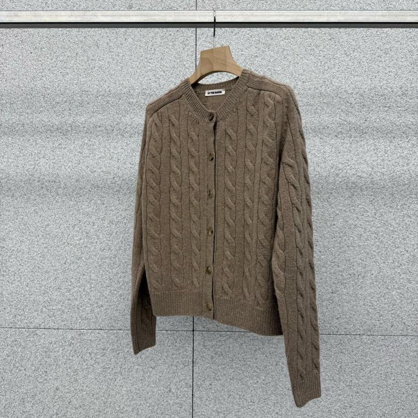 AT THE BAGEL東大門㊣代購女士新品時尚熱賣真品25秋冬針織衫AT THE BAGEL針織衫圖色1
