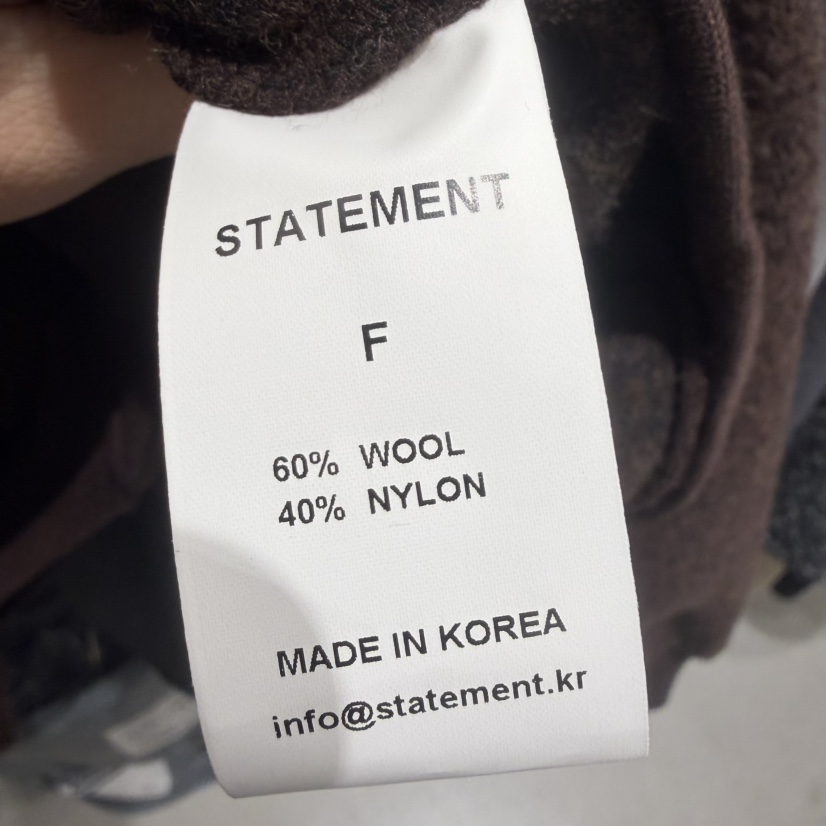 STATEMENT韓國直郵㊣女士新款25秋冬推薦人氣休閑職業真品夾克STATEMENT夾克