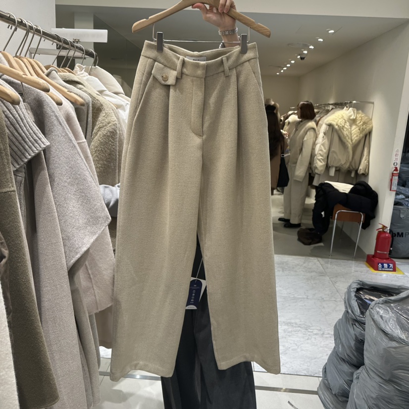 BLUEI-D韓國直郵㊣女士新品職業真品休閑熱賣人氣推薦休閑褲Blue i-d休閑褲圖色3