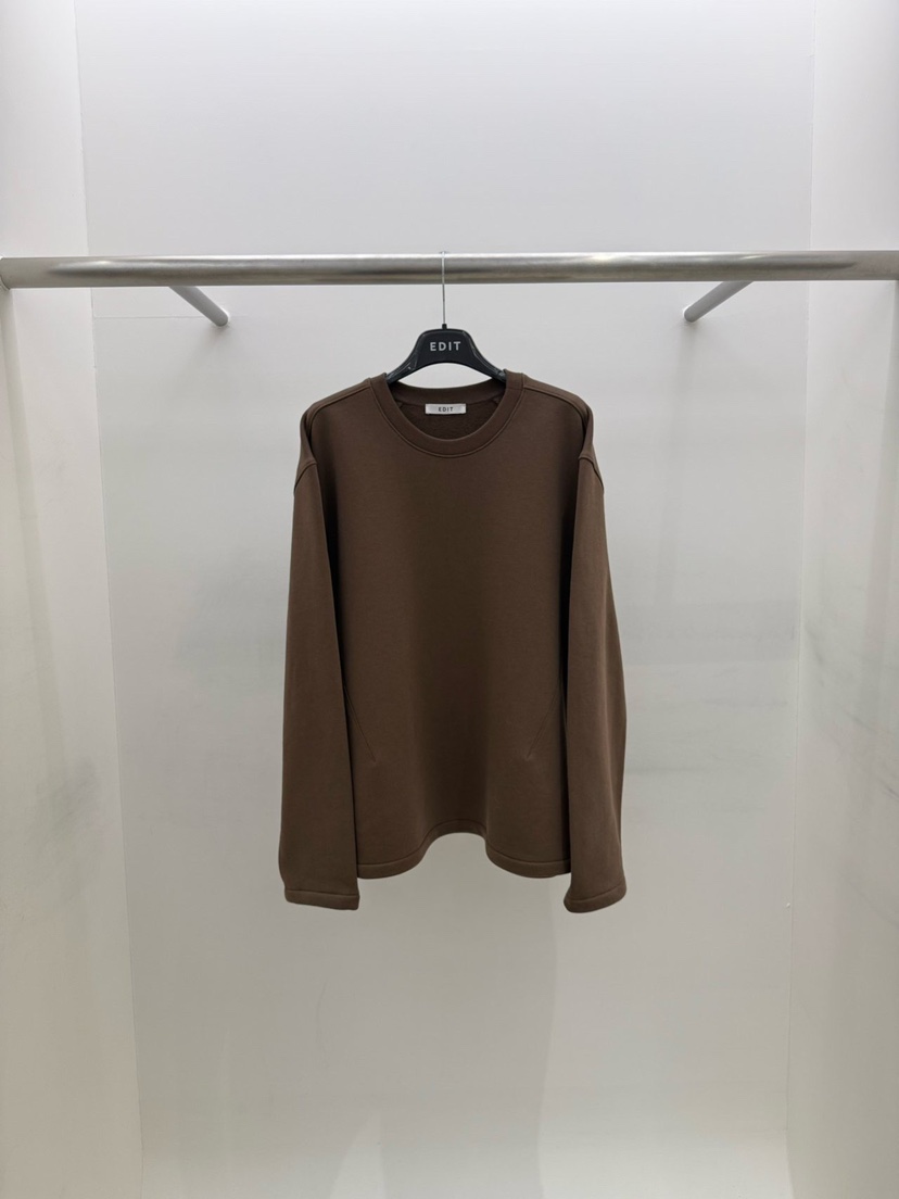 EDIT韓國代購㊣女裝新款推薦熱賣人氣職業真品25秋冬長袖T恤EDIT長袖T恤圖色3