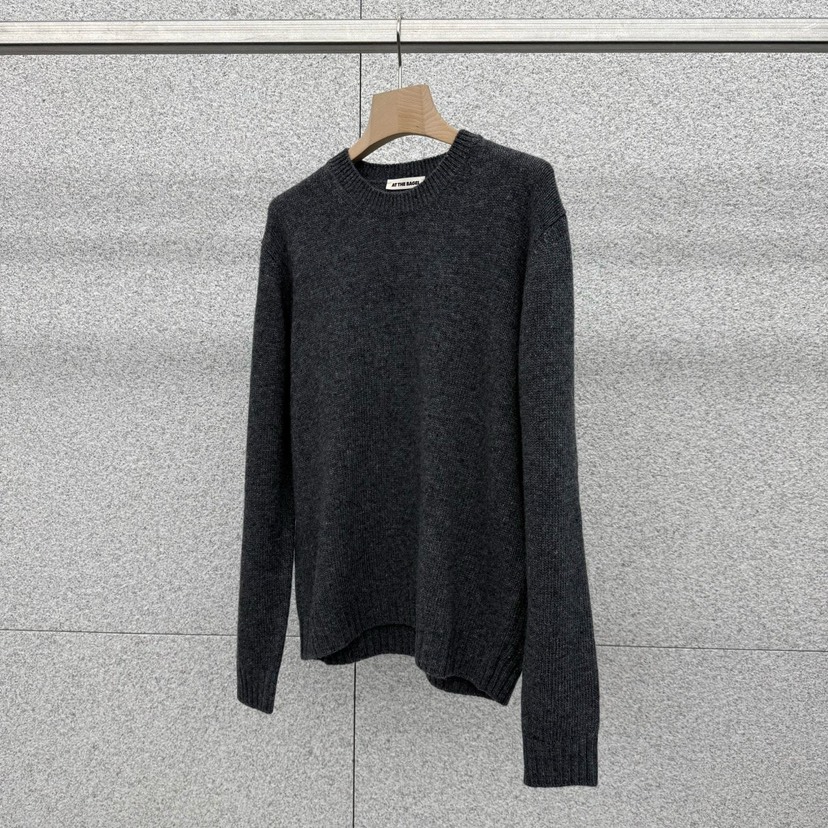 AT THE BAGEL東大門㊣代購女士新品人氣職業時尚推薦針織衫AT THE BAGEL針織衫圖色3墨色