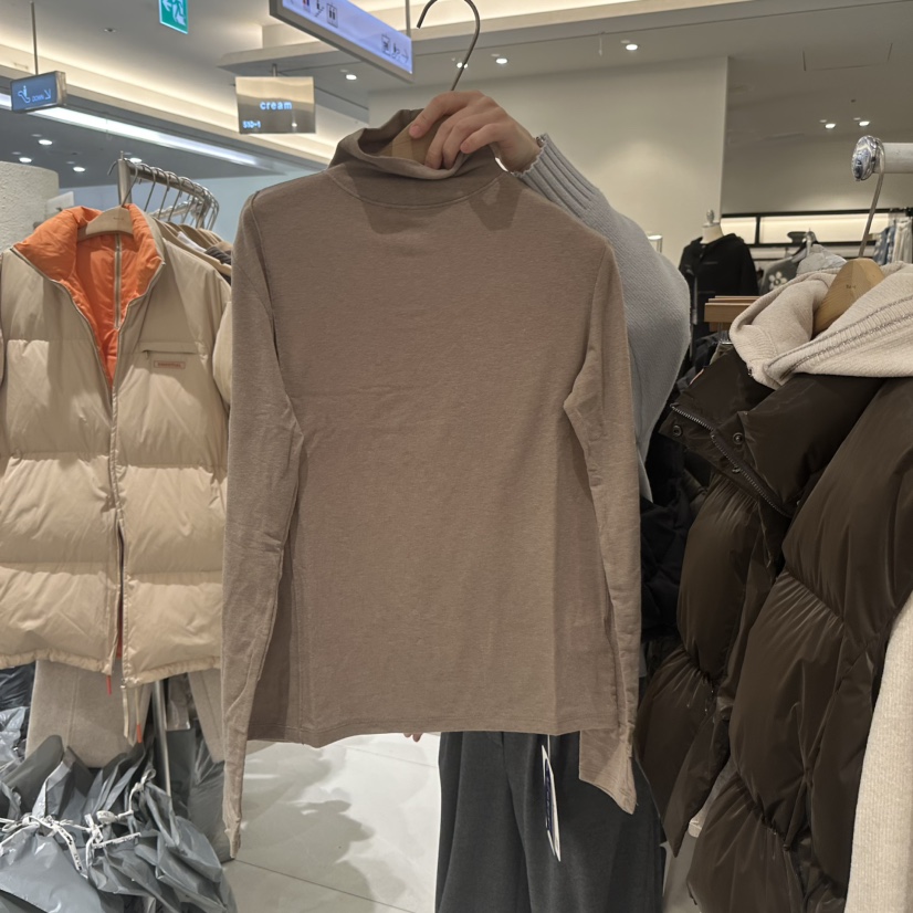 BLUEI-D韓國直郵㊣女士新款25秋冬休閑真品熱賣推薦長袖T恤Blue i-d長袖T恤圖色6