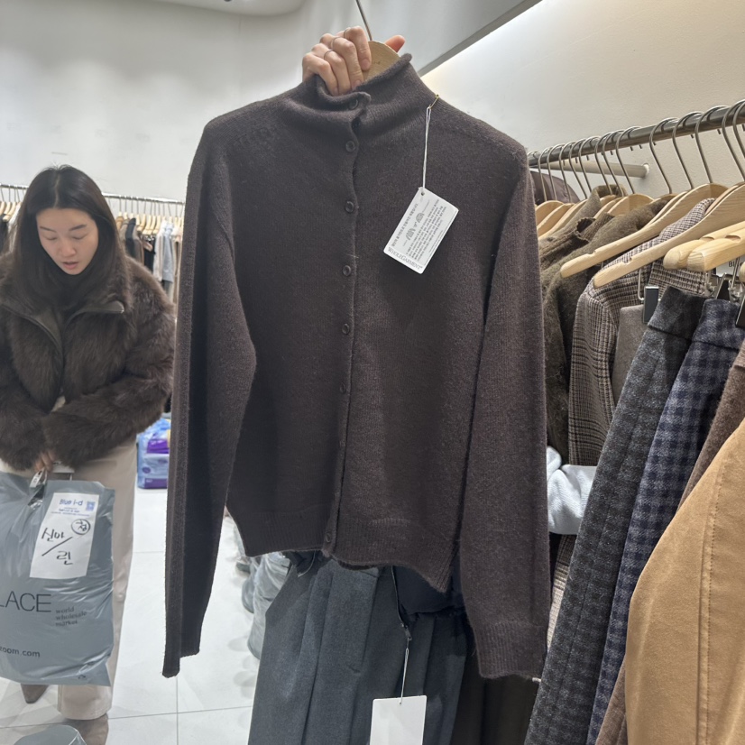 BLUEI-D韓國直郵㊣女士新品休閑25秋冬真品熱賣人氣推薦毛衣Blue i-d毛衣圖色2