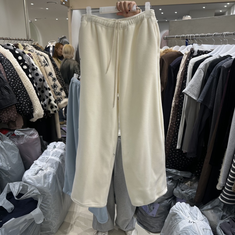 BENE東大門㊣代購女士新品真品時尚職業人氣休閑褲加絨刺繡BENE休閑褲圖色1