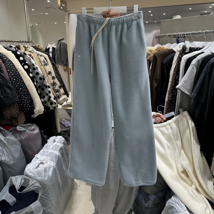 BENE東大門㊣代購女士新品真品時尚職業人氣休閑褲加絨刺繡BENE休閑褲圖色2