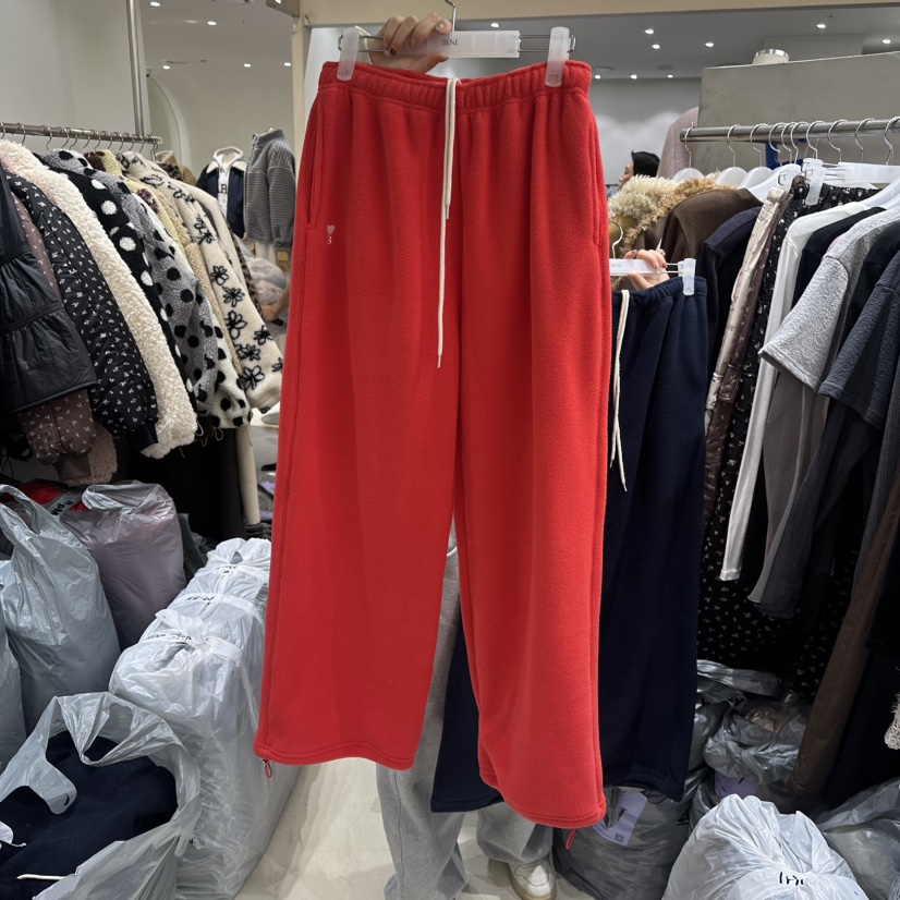 BENE東大門㊣代購女士新品真品時尚職業人氣休閑褲加絨刺繡BENE休閑褲圖色4
