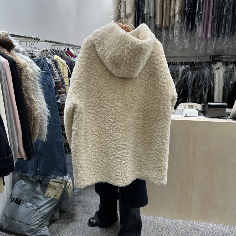 ANNA VERRY-P東大門㊣實拍女士新款推薦人氣中長款大衣羊毛ANNA VERRY-P中長款大衣