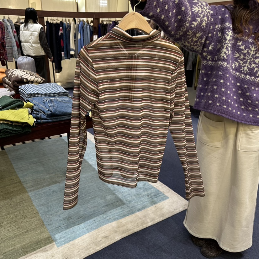 FURE韓國直郵㊣女士新品25秋冬熱賣時尚推薦職業人氣長袖T恤FURE長袖T恤