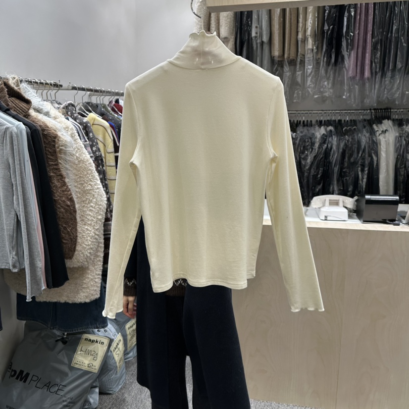 ANNA VERRY-P東大門㊣代購女裝新款時尚熱賣休閑長袖T恤天絲ANNA VERRY-P長袖T恤