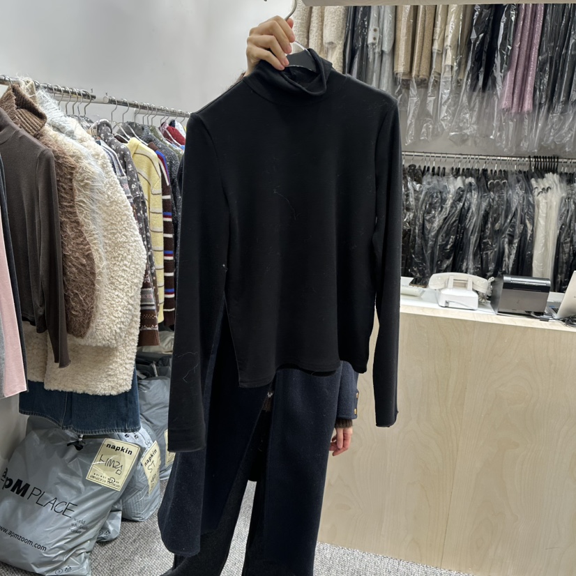 ANNA VERRY-P東大門㊣代購女裝新款時尚熱賣休閑長袖T恤天絲ANNA VERRY-P長袖T恤圖色6