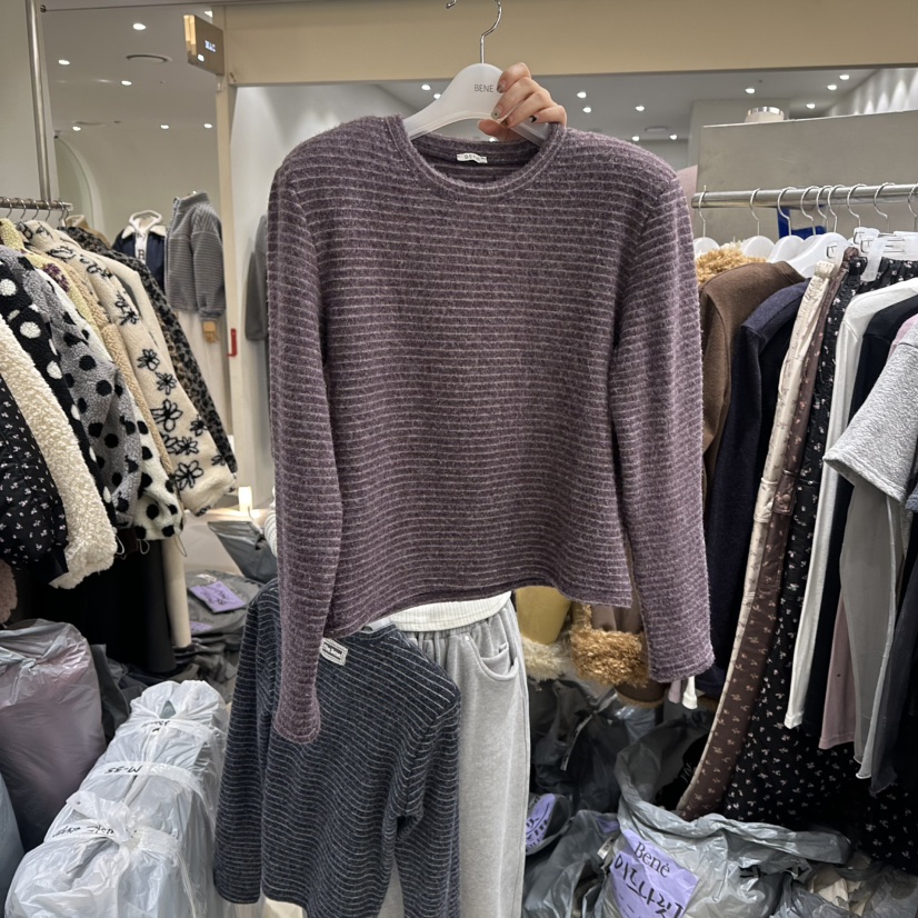 BENE韓國代購㊣女裝新品真品人氣25秋冬推薦職業熱賣針織衫BENE針織衫圖色1