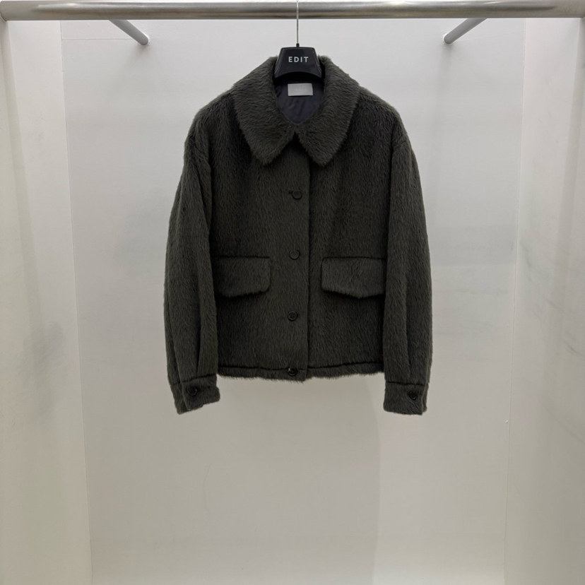 EDIT東大門㊣代購女裝新款真品人氣職業25秋冬時尚休閑夾克EDIT夾克圖色2墨色
