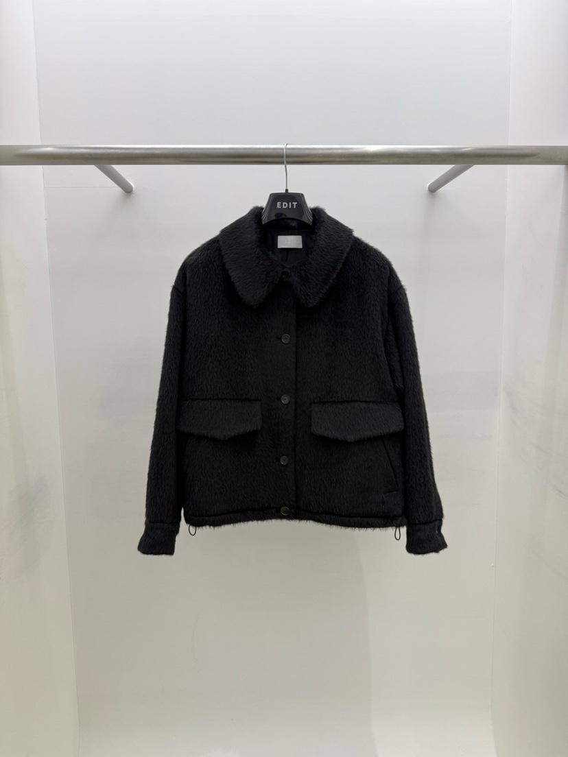 EDIT東大門㊣代購女裝新款真品人氣職業25秋冬時尚休閑夾克EDIT夾克圖色3黑色