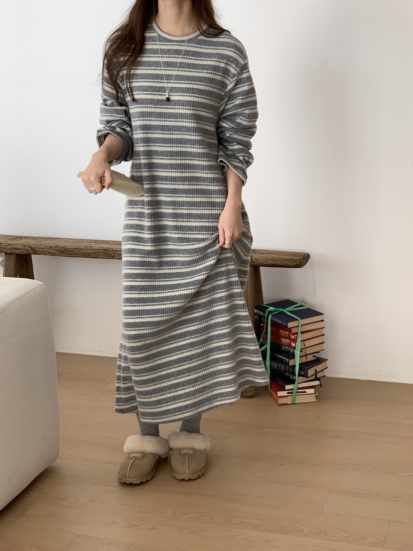 PLANTS ON GRAY東大門㊣直郵女裝新品推薦休閑職業連衣裙PLANTS ON GRAY連衣裙