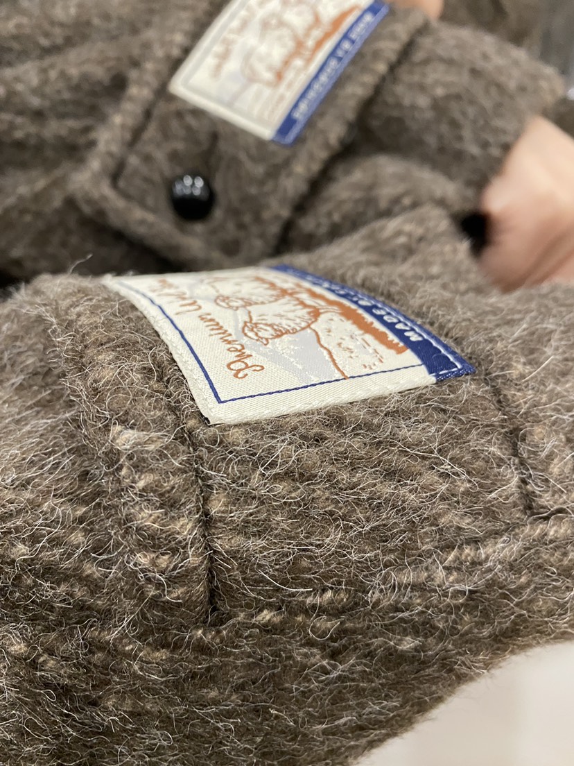 BOHEME東大門㊣直郵女士新款25秋冬職業人氣短款大衣羊駝毛BOHEME短款大衣