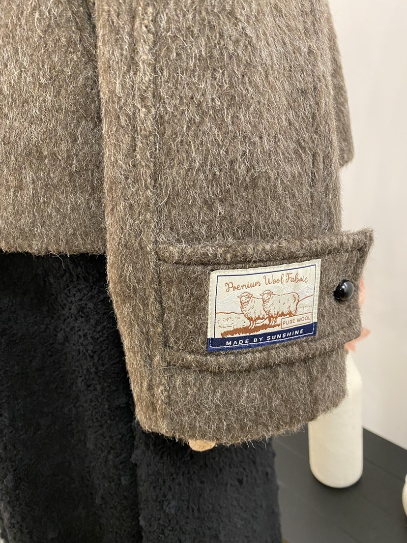 BOHEME東大門㊣直郵女士新款25秋冬職業人氣短款大衣羊駝毛BOHEME短款大衣