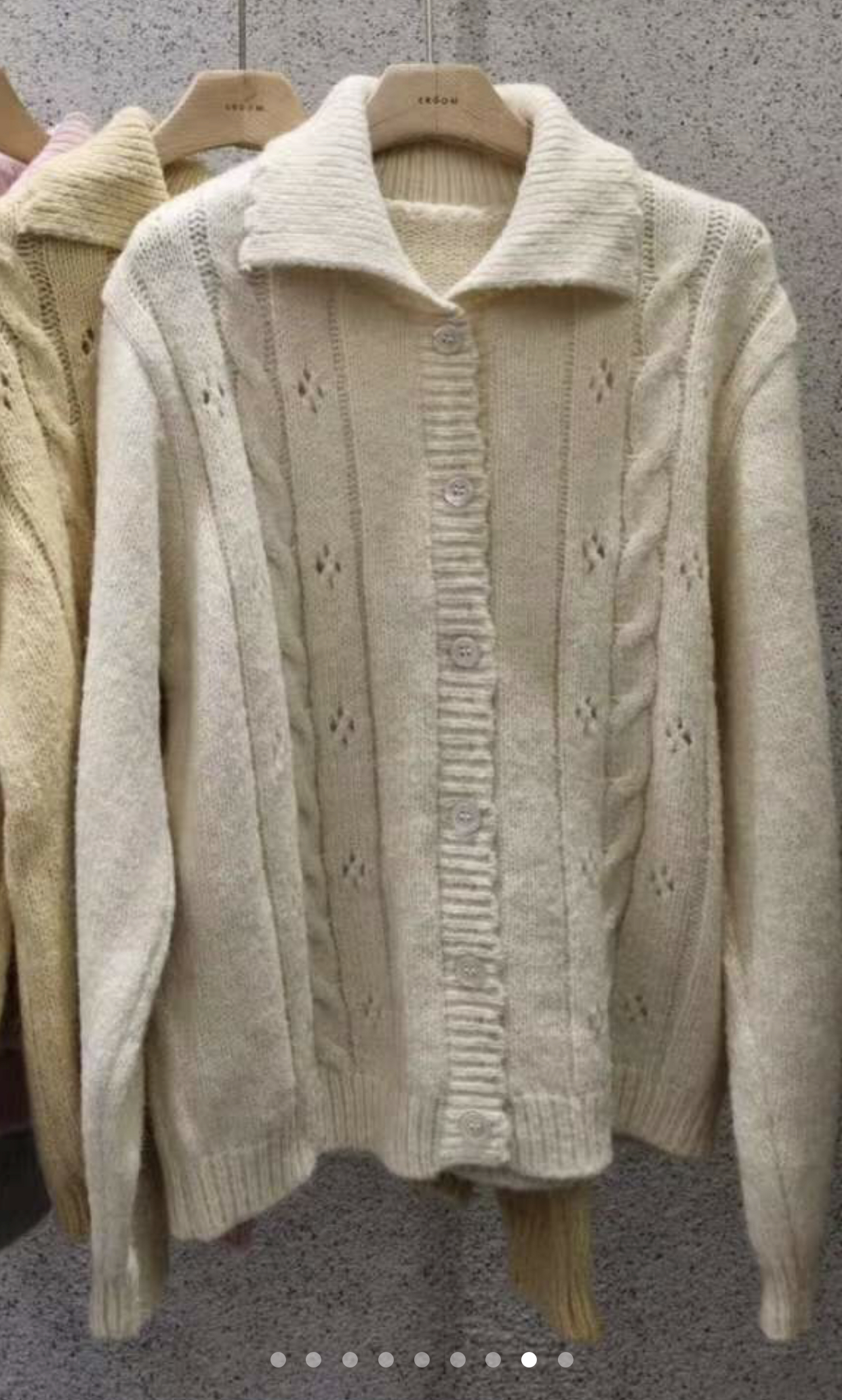 EROOM韓國代購㊣女士新品休閑時尚職業推薦25秋冬人氣針織衫EROOM針織衫圖色4