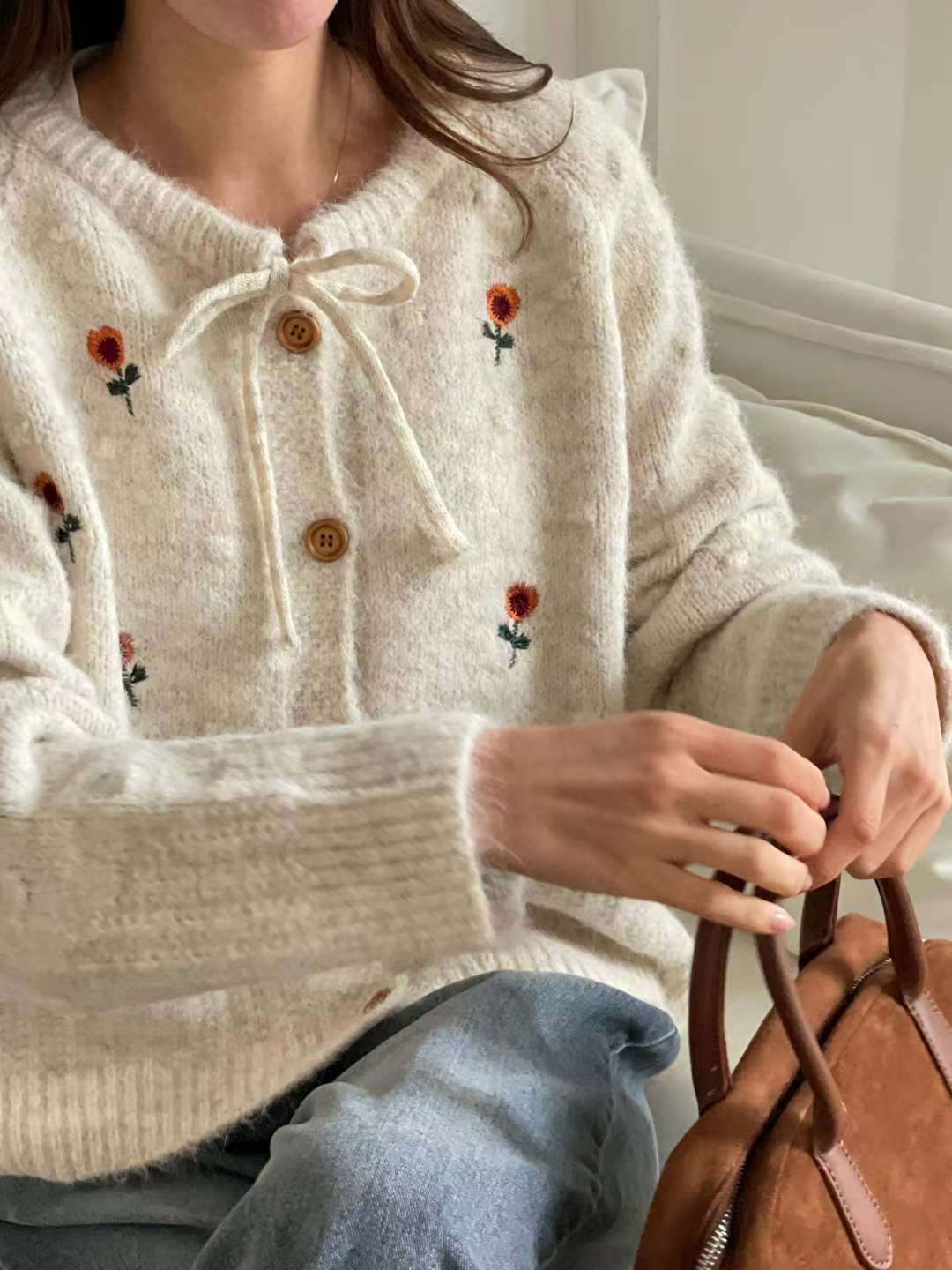 EROOM東大門㊣實拍女裝新款熱賣時尚休閑25秋冬人氣推薦毛衣EROOM毛衣