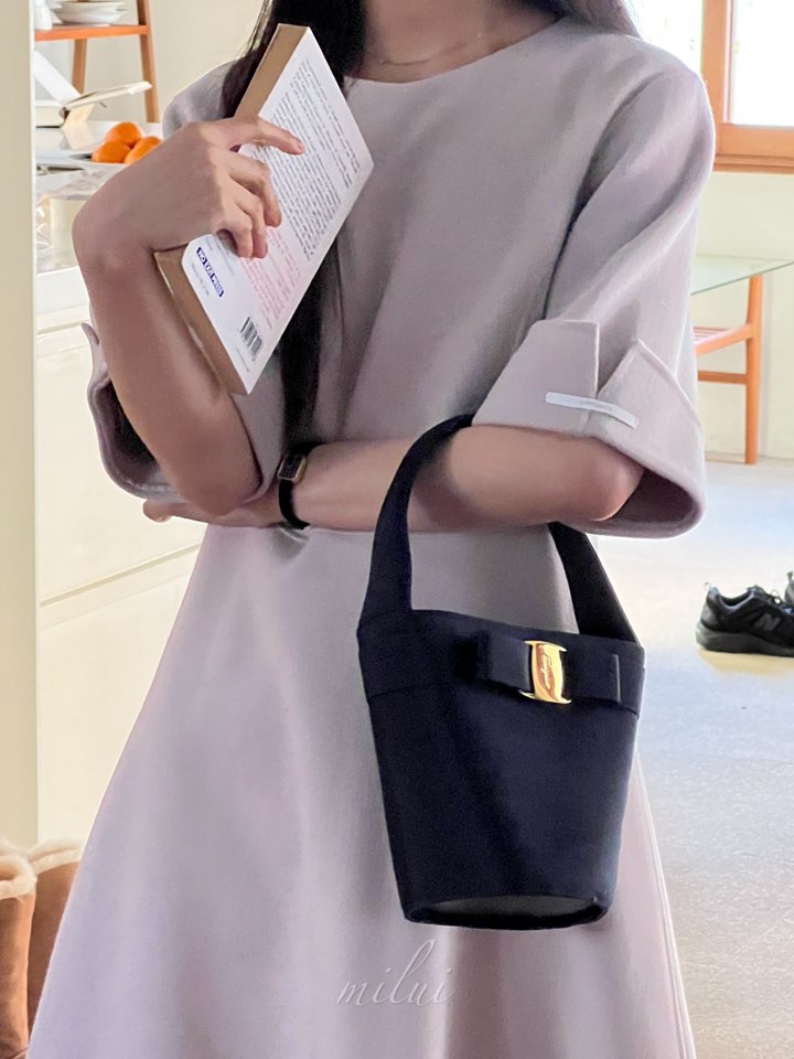 MILUI東大門㊣代購女裝新品時尚休閑人氣推薦25秋冬真品連衣裙MILUI連衣裙