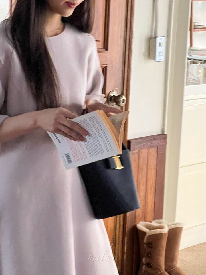 MILUI東大門㊣代購女裝新品時尚休閑人氣推薦25秋冬真品連衣裙MILUI連衣裙