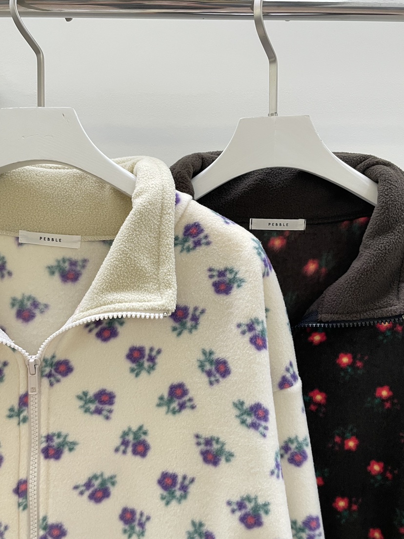 PEBBLE韓國代購㊣女士新品25秋冬休閑真品時尚推薦夾克拉鏈PEBBLE/LAYER夾克
